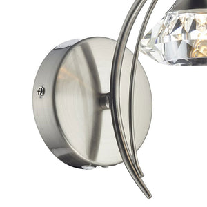 Single Wall Light in Satin Chrome LUT0746