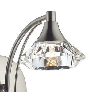 Single Wall Light in Satin Chrome LUT0746