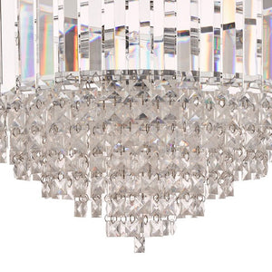 Laura Ashley Vienna 5 Light Semi Flush Chandelier in Polished Chrome LA3566049-Q