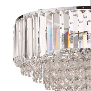 Laura Ashley Vienna 5 Light Semi Flush Chandelier in Polished Chrome LA3566049-Q