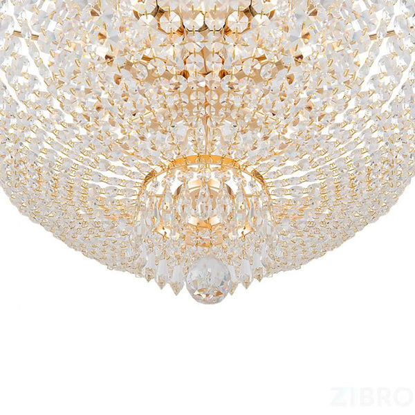 Maytoni Bella 8-Light Gold & Crystal Grand Chandelier DIA750-TT50-WG