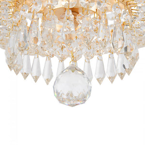 Maytoni Bella 8-Light Gold & Crystal Grand Chandelier DIA750-TT50-WG