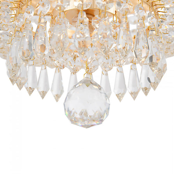Maytoni Bella 8-Light Gold & Crystal Grand Chandelier DIA750-TT50-WG