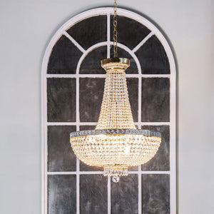 Maytoni Bella 8-Light Gold & Crystal Grand Chandelier DIA750-TT50-WG