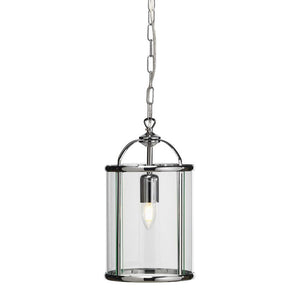Oaks Lighting 351/1 AC Fern Single Light Antique Chrome Lantern