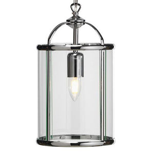 Oaks Lighting 351/1 AC Fern Single Light Antique Chrome Lantern