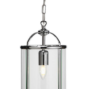 Oaks Lighting 351/1 AC Fern Single Light Antique Chrome Lantern