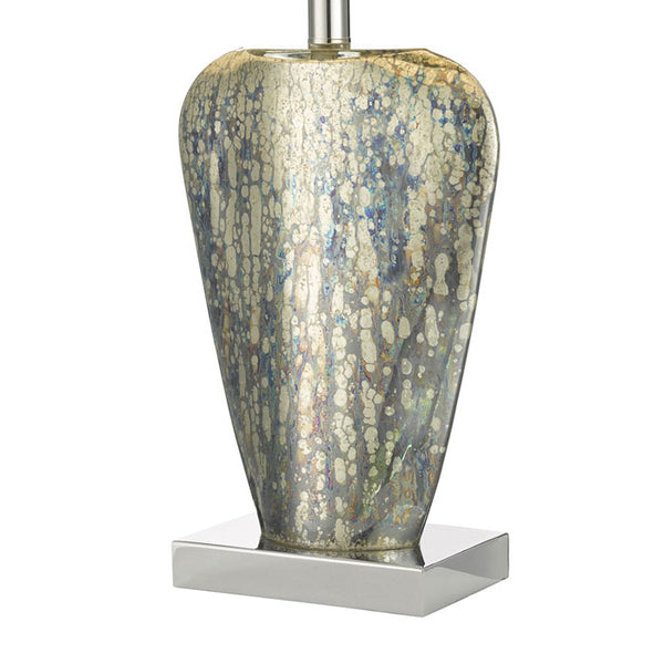 Mercury Gold Table Lamp with Chrome Base