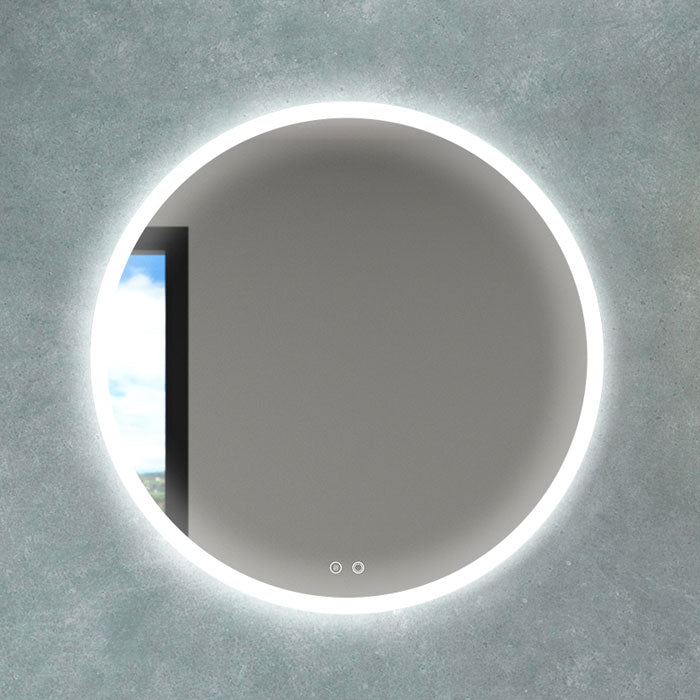 Round LED Bathroom Mirror in 600mm or 800mm