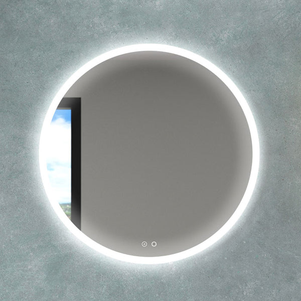 Round LED Bathroom Mirror in 600mm or 800mm