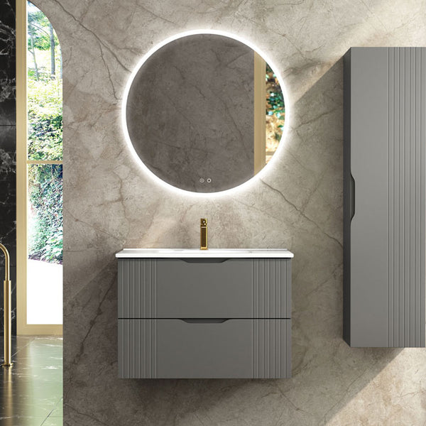 Round LED Bathroom Mirror in 600mm or 800mm