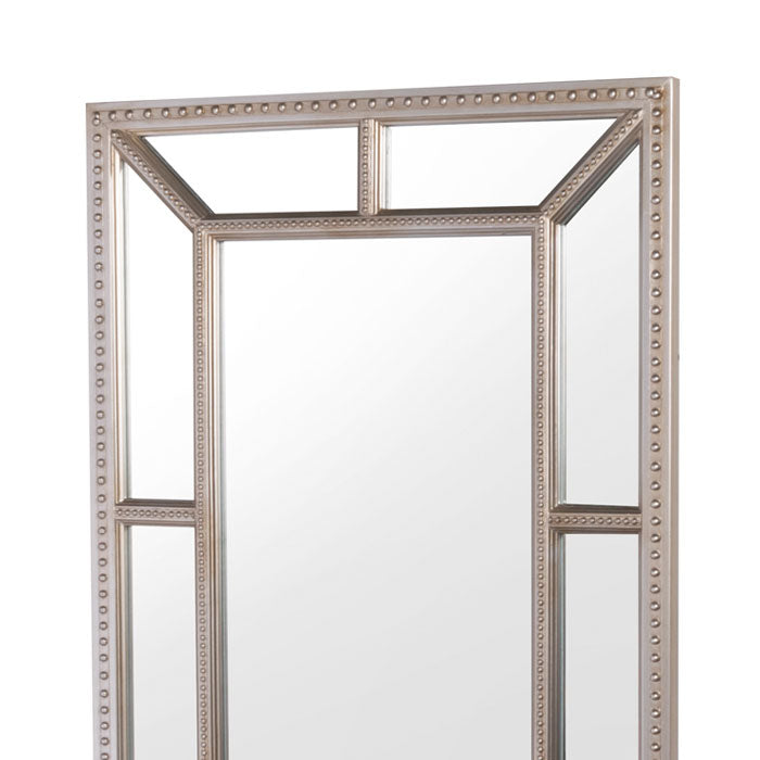 Venetian-Style Bevelled Antique Champagne Coloured Mirror