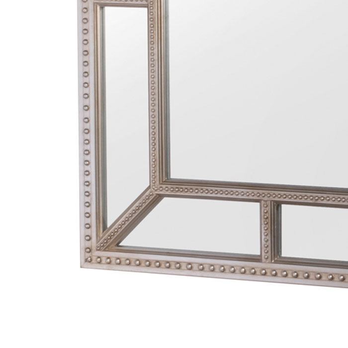 Venetian-Style Bevelled Antique Champagne Coloured Mirror
