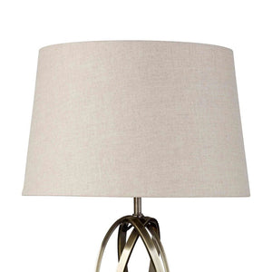 Antique Brass Oval Table Lamp