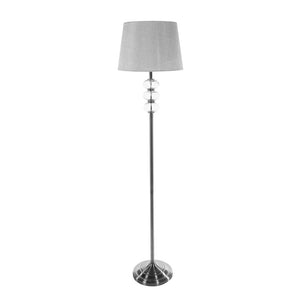 Silver Crystal Effect Multi Ball Floor Lamp