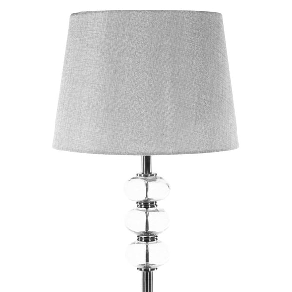 Silver Crystal Effect Multi Ball Floor Lamp