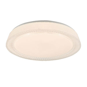 Modern Flush Faceted LED Ceiling Light with Crystal Effect
