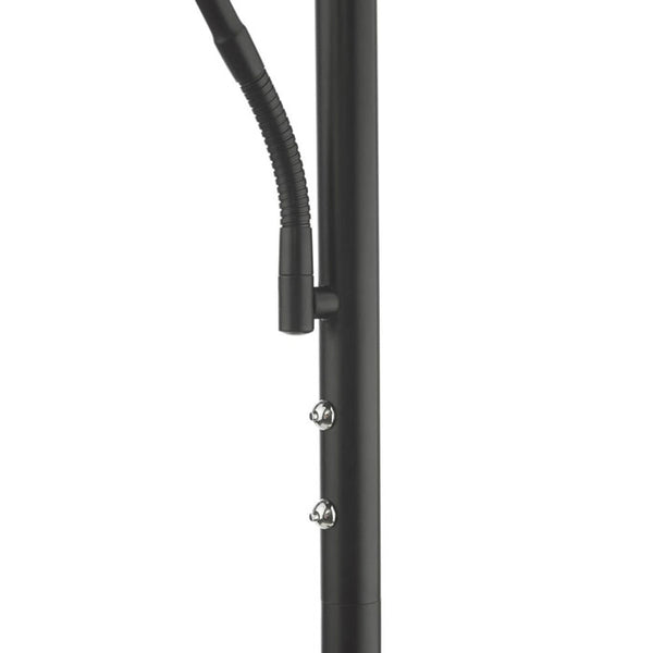 Matt Black LED Mother & Child Floor Lamp