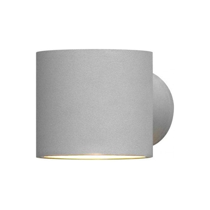 Light Grey Modern Up and Down Exterior Light — Barrett Castle Lighting